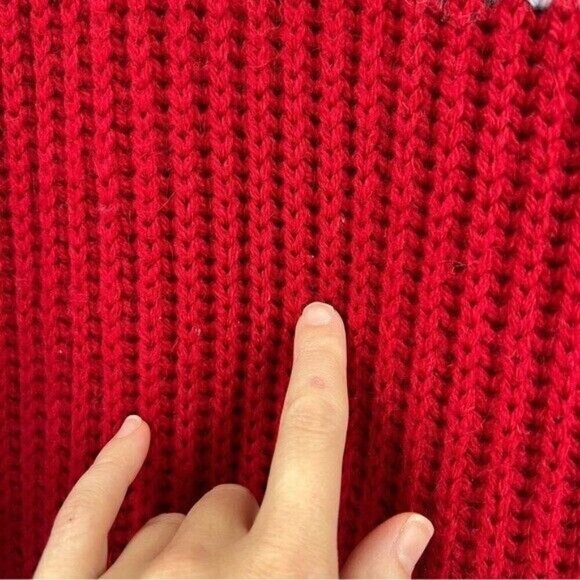 Xirena Apres Ski Striped Rainbow Alpaca Blend Oversized Size XS - Picture 5 of 9